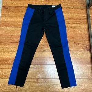 RAG & BONE Stripe Jeans - Black / Blue - Size 29